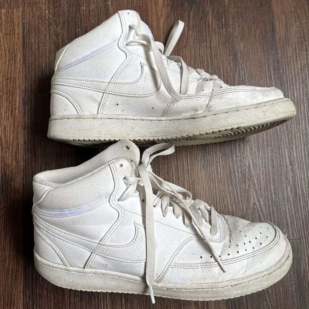 Nike Court Vision Mid White Retro Y2K Classic Men’s Sz 9.5